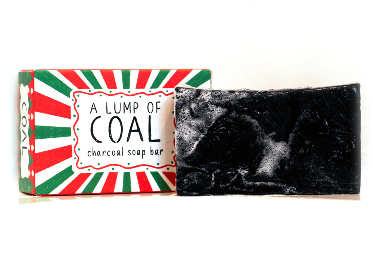 Christmas Lump of Coal Soap Bar