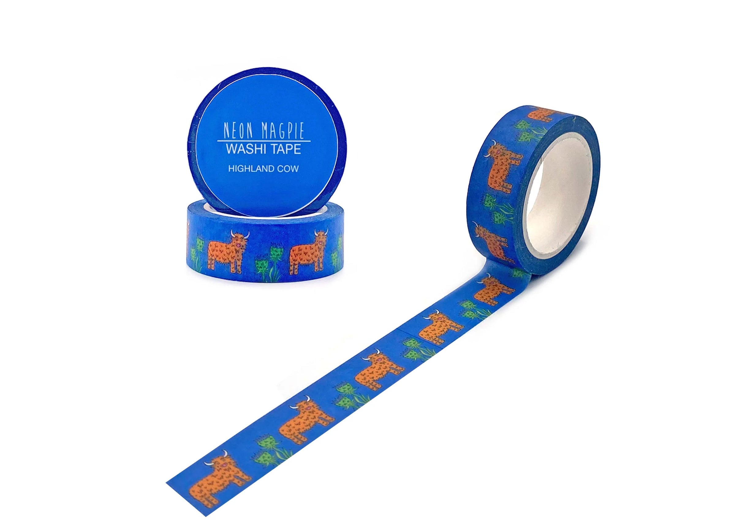 Highland Cow Washi Tape