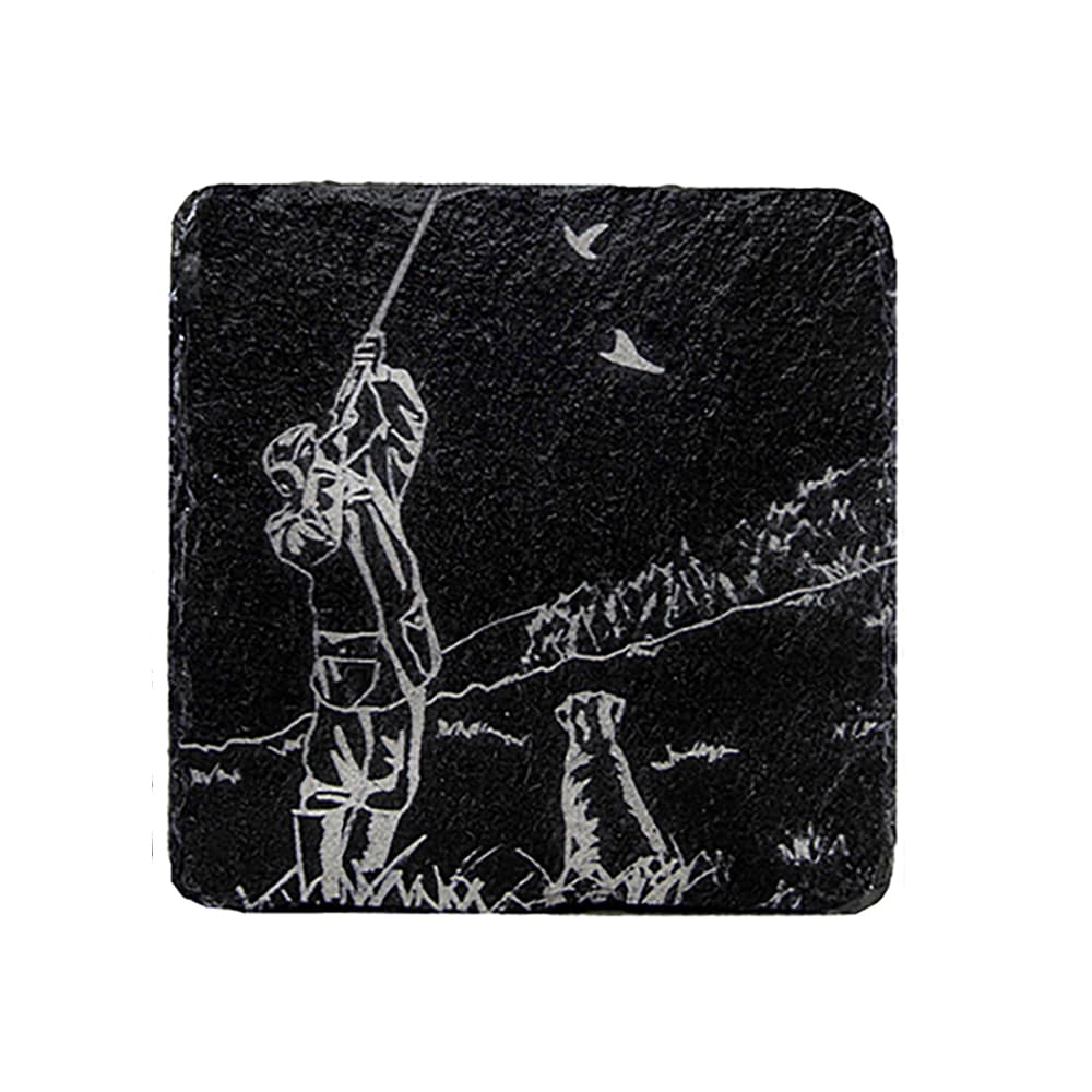 Selbrae House Single Slate Coaster Shooting