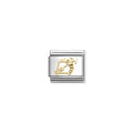 NOMINATION COMPOSABLE CLASSIC LINK GOLD SAGITTARIUS, ETCHED DETAIL