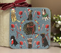 Alex Clark Christmas Dogs Coaster