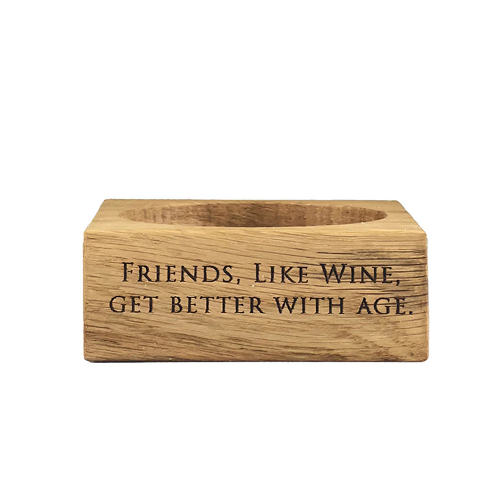 Selbrae House Oak Wine Coaster