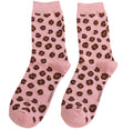 Miss Sparrow Simply Leopard Socks Pink