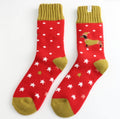 Miss Sparrow Winter Festive Sausage Dogs Socks Red