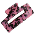 Pure Fashions Rectangle Hair Claw Clip Pink