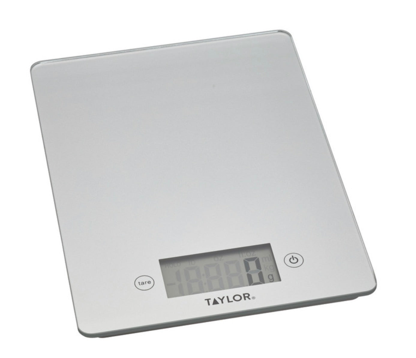 Taylor Pro Glass Digital Kitchen Scale Silver 5Kg