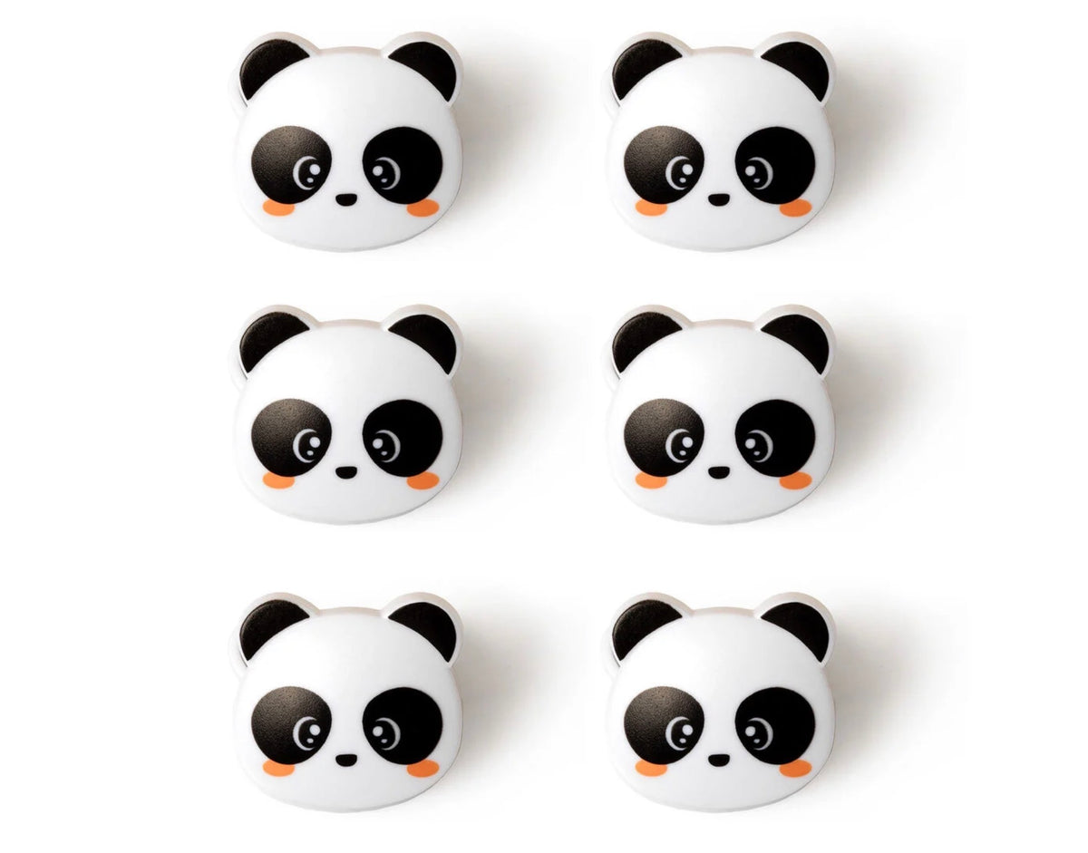 Legami Panda Set of 6 Bag Clips