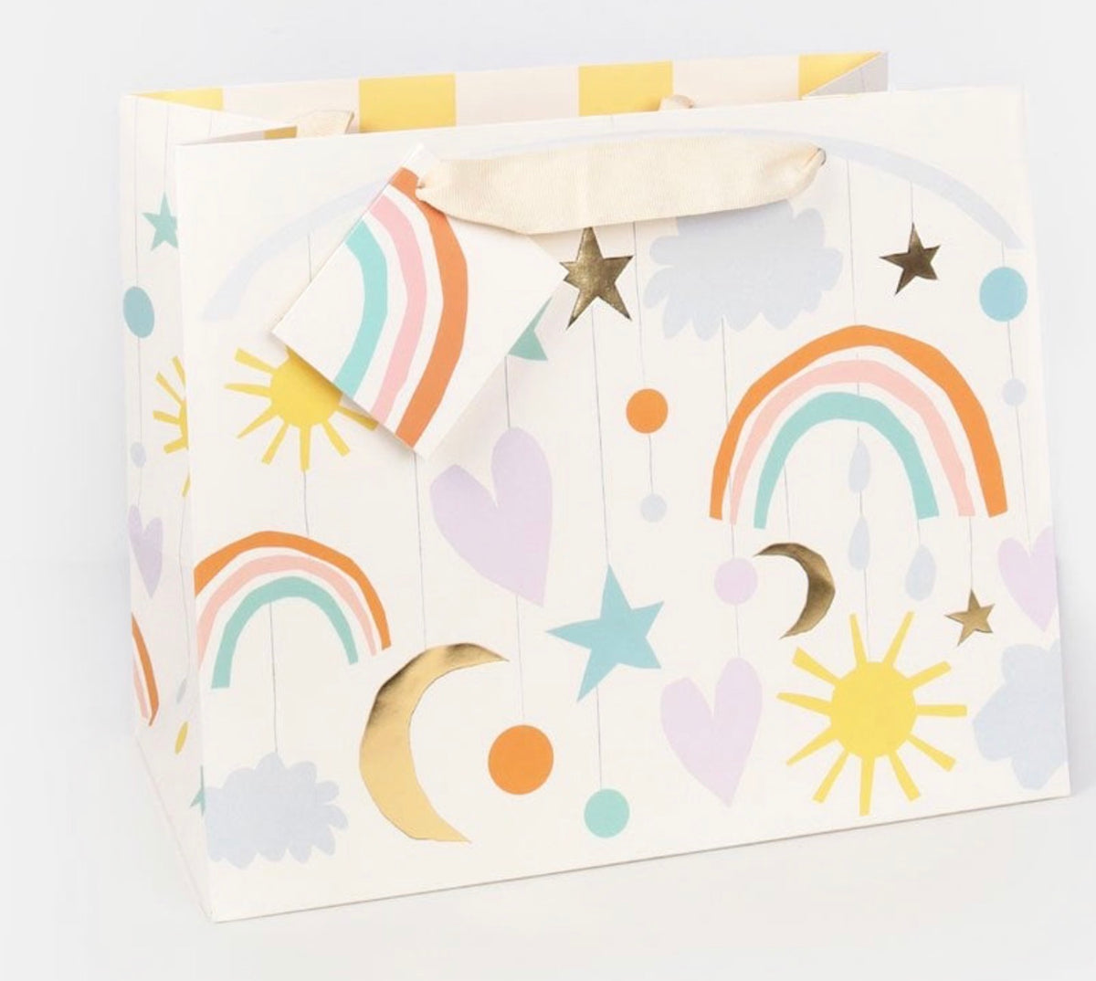 Caroline Gardner Baby Rainbow Mobile Landscape Gift Bag