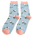 Miss Sparrow Buds & Berries Socks Blue