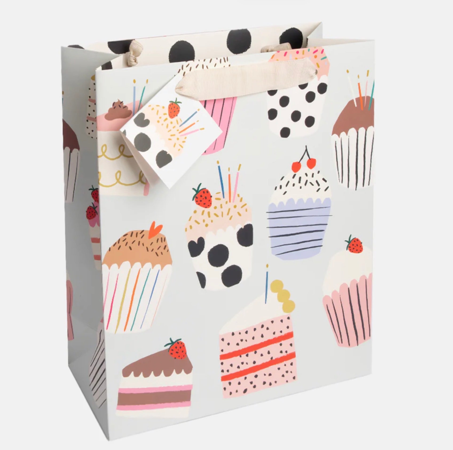Caroline Gardner Multi Cupcakes Large Gift Bag