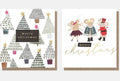Caroline Gardner Trees Pattern & Nutcracker Mice Mixed Pack of 8