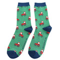 Mr Sparrow Tractor Socks Green