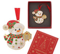 Xmas Treasures Snowman Present