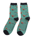 Mr Sparrow Pheasants Socks Green