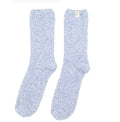 Miss Sparrow Fuzzy Plain Socks Sky