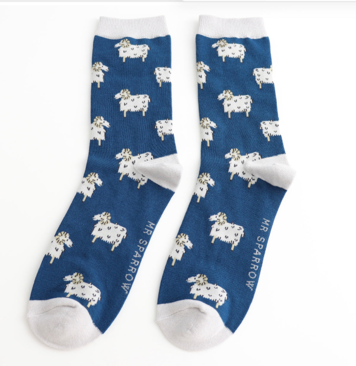 Mr Sparrow Rams Socks Navy