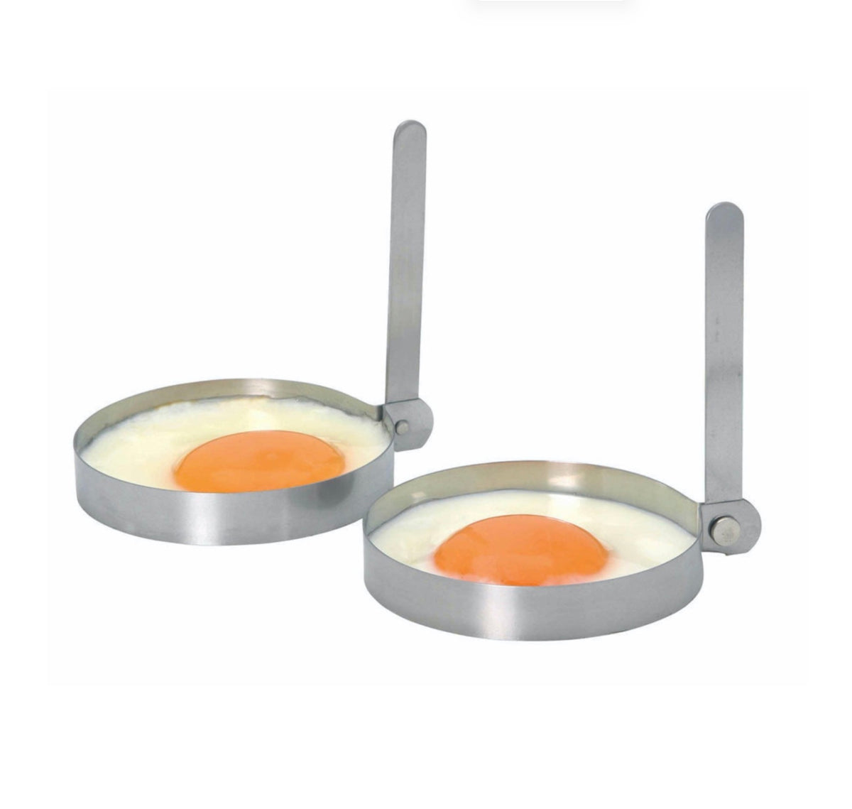 KitchenCraft Set of 2 Stainless Steel Round Egg Rings