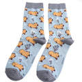 Miss Sparrow Cute Capybara Socks Powder Blue