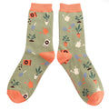 Miss Sparrow In The Allotment Socks Moss