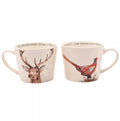Meg Hawkins Set of 2 Cups - Pheasant & Stag