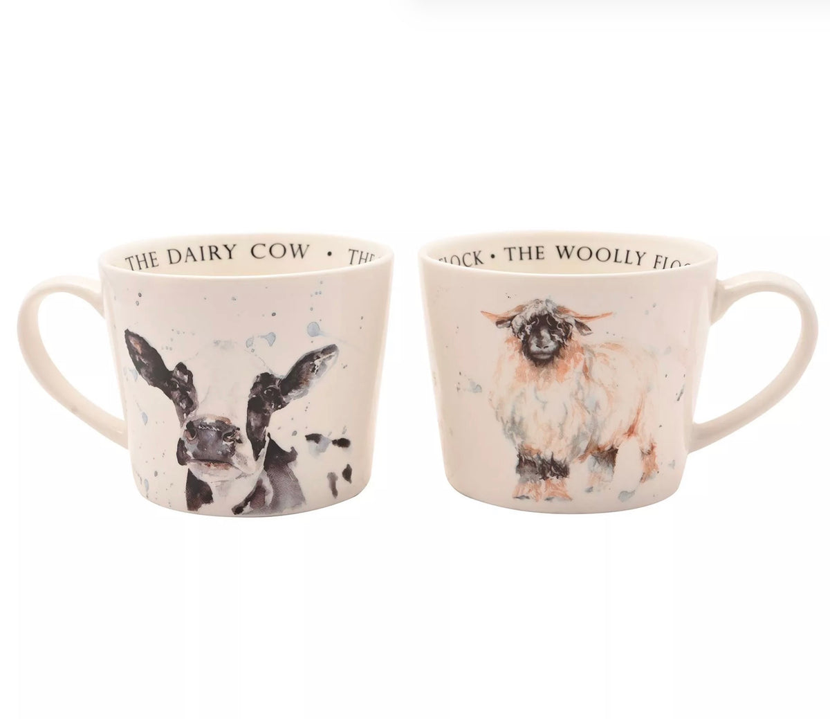 Meg Hawkins Set of 2 Cups - Sheep & Cow