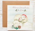 Merry Christmas To Ewe Card with Sheep & Lamb