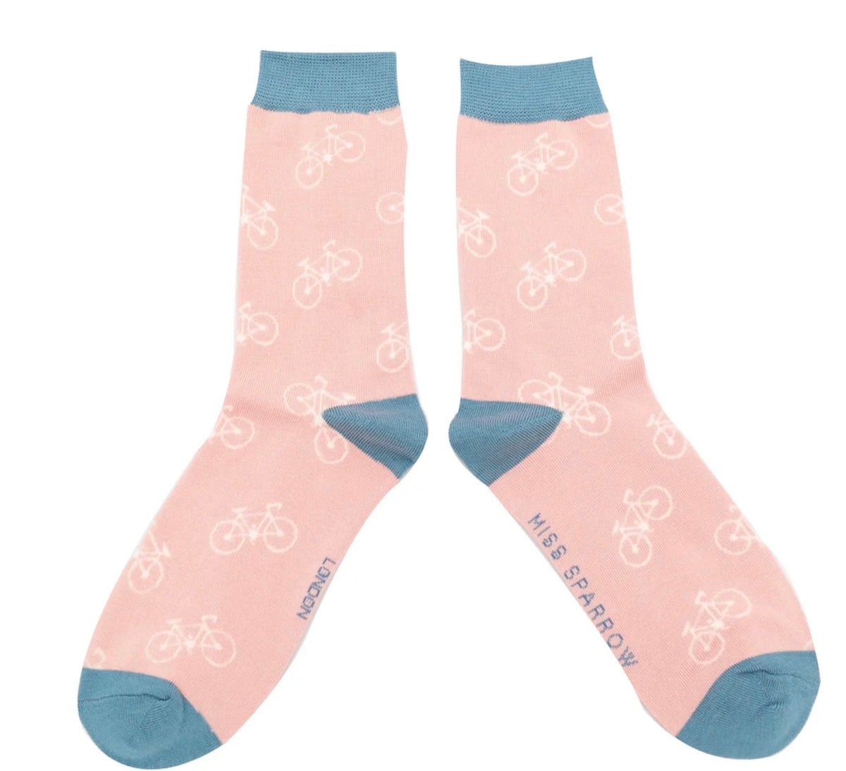 Miss Sparrow Bikes Socks Dusky Pink