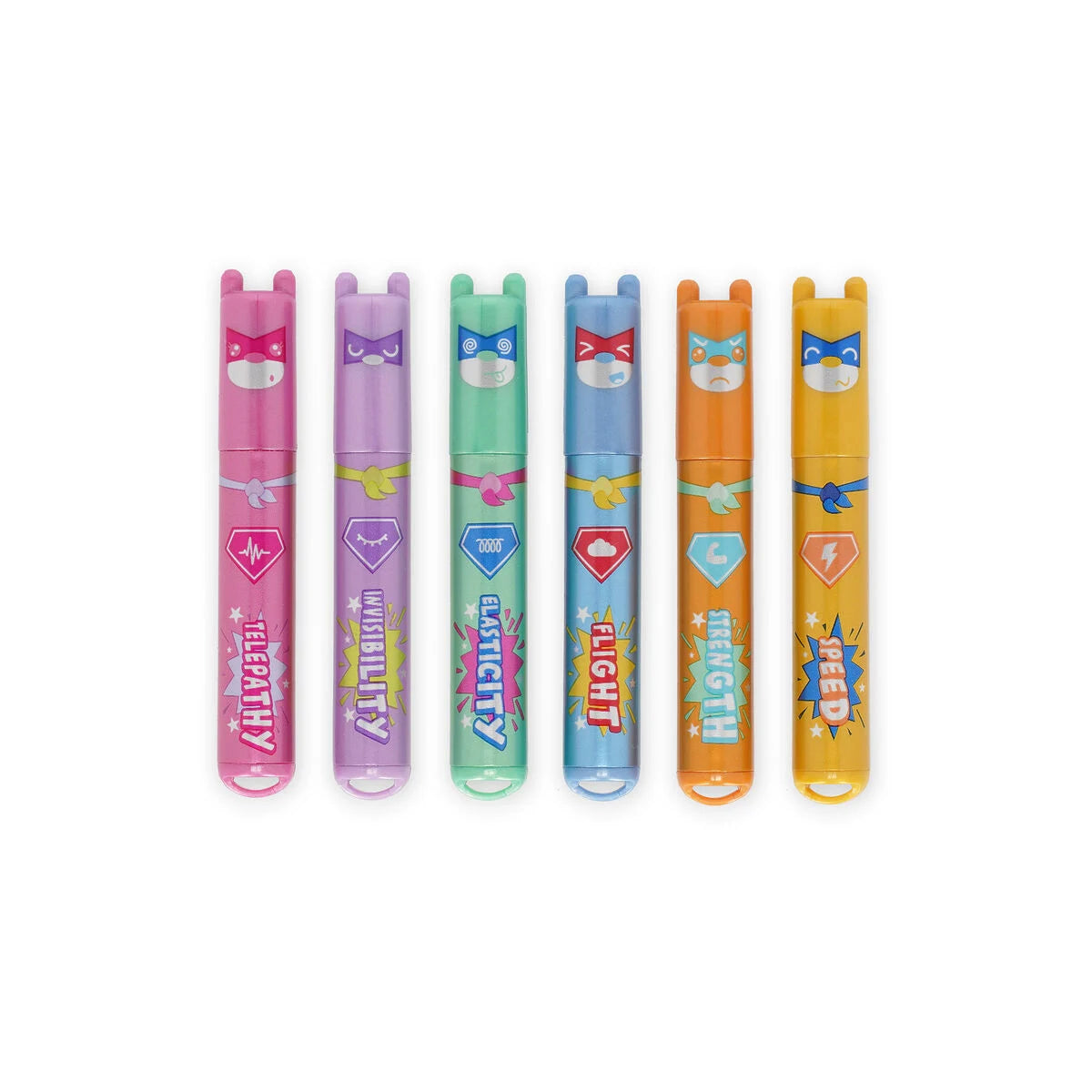 Legami Teddy’s Superpower Six Mini Highlighters