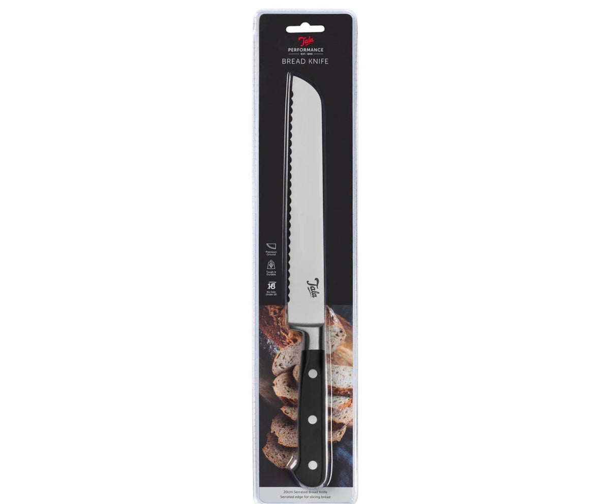 Tala Classic Bread Knife Serrated Stainless Steel Blade 20cm