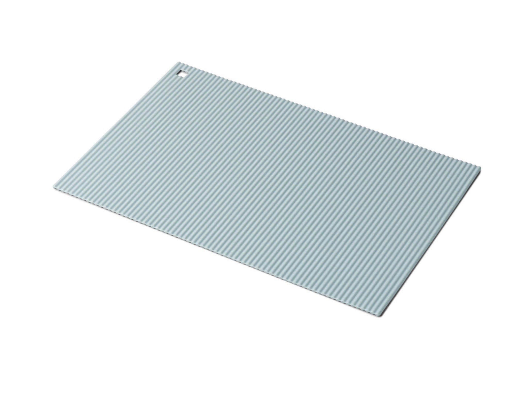 Zeal Silicone Trivet Jumbo Rectangular Hot Mat Duck Egg