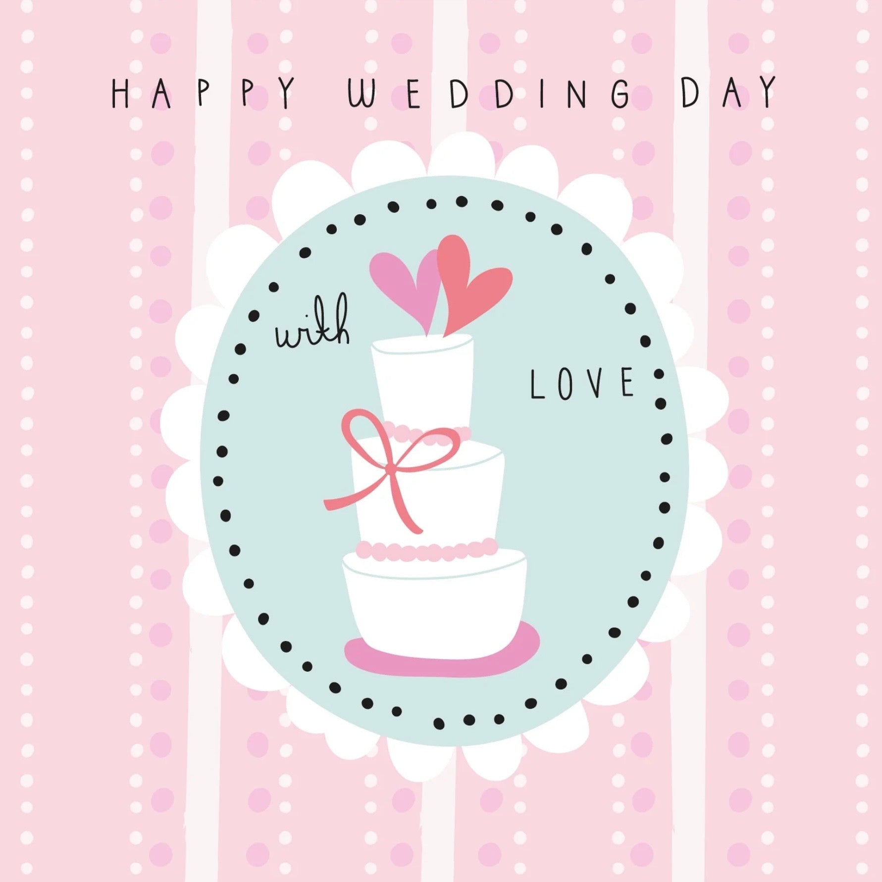 Belly Button Designs Happy Wedding Day Card