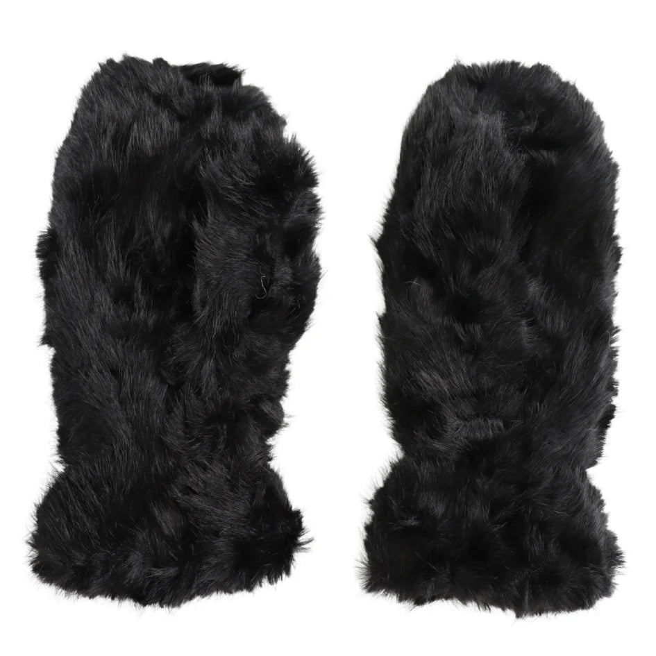 Miss Sparrow Mittens Black