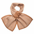 Zelly Pull Through Scarf Herringbone Caramel