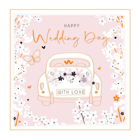 Belly Button Designs Happy Wedding Day With Love Card