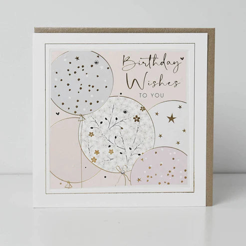 Birthday Wishes Balloon Card