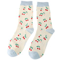 Miss Sparrow Mini Cherries Socks Cream