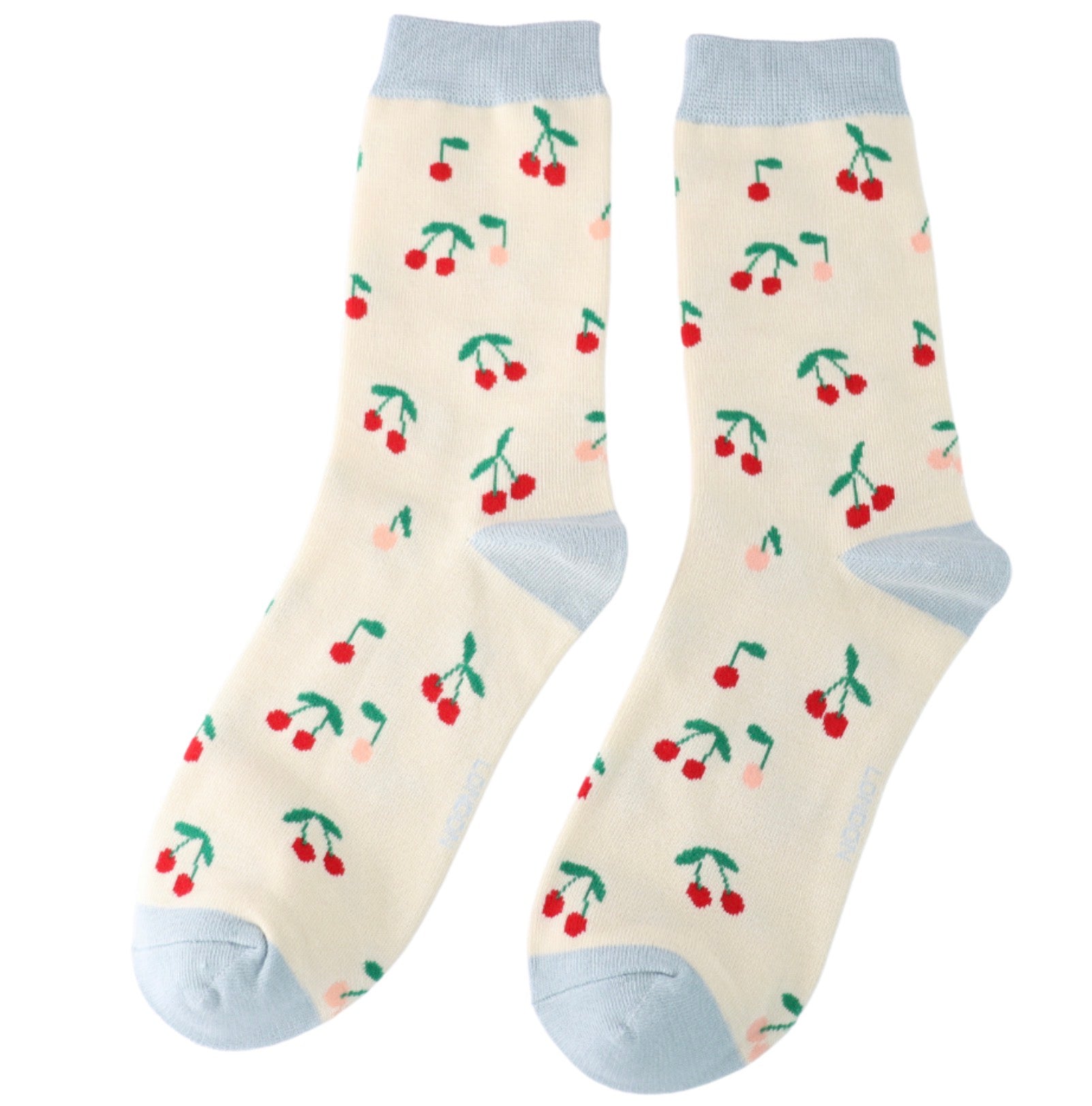 Miss Sparrow Mini Cherries Socks Cream