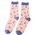 Miss Sparrow Mini Cherries Socks Light Pink