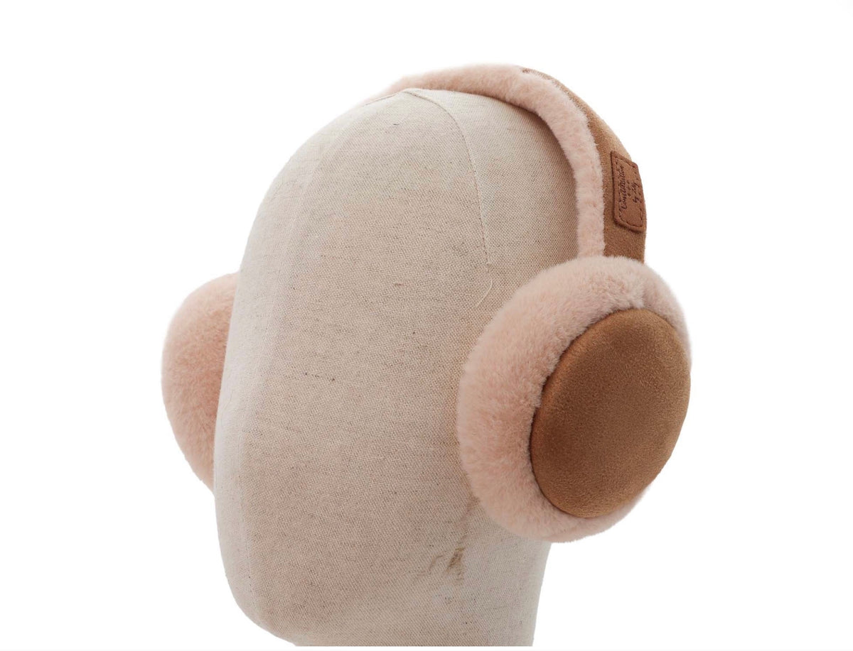 Zelly Faux Fur Childrens Ear Muffs Cream