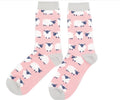 Miss Sparrow Happy Sheep Socks Dusky Pink