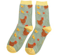 Miss Sparrow Chicks & Hen Socks Sage