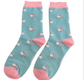 Miss Sparrow Hippos Socks Duck Egg