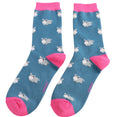 Miss Sparrow Hippos Socks Denim
