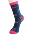 Miss Sparrow Cherries Socks Navy