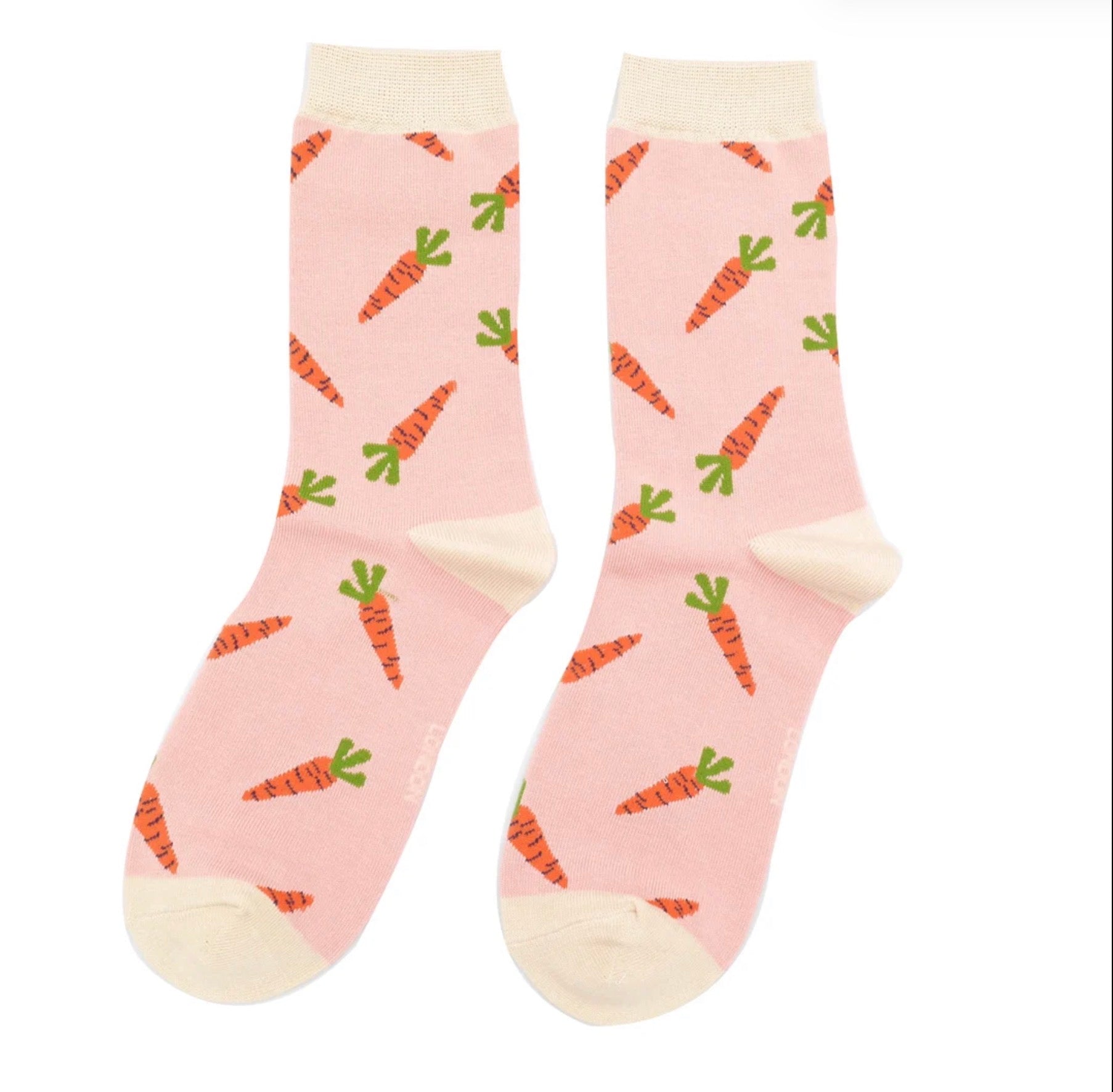 Miss Sparrow Carrots Socks Dusky Pink