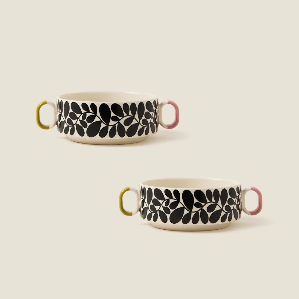 Orla Kiely Sycamore Stripe Cereal Bowls Set of 2