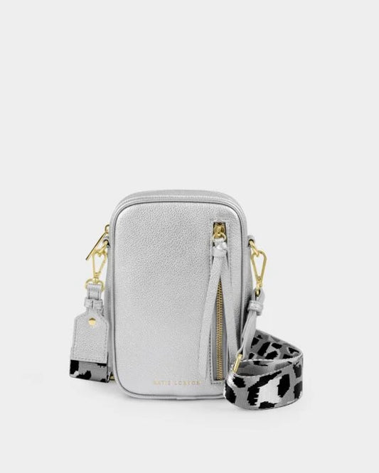 Katie Loxton Hallie Small Crossbody Bag Silver