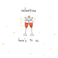 Belly Button Designs Valentine Here’s To Us Card