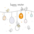 Belly Button Designs Happy Easter Eggs Card