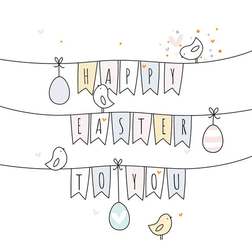 Belly Button Designs Happy Easter To You Card